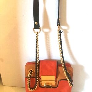 Stylish Orange  and Tan Women's Bag By Tressje